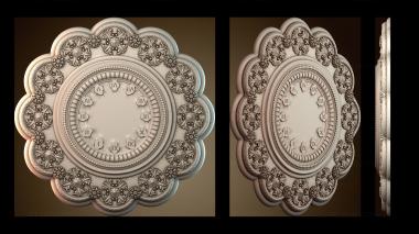 3D модель Узор для настенных часов (STL)