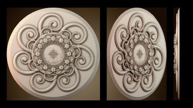 3D модель Узор настенных часов (STL)