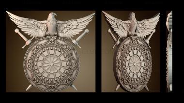 3D модель Настенные часы «Орел» (STL)