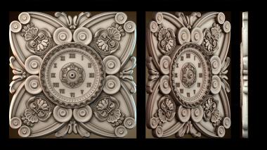 3D модель Узор для настенных часов (STL)