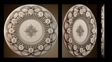 3D модель Узор для настенных часов (STL)