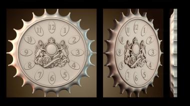 3D модель Узор настенных часов (STL)