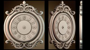 3D модель Узор для настенных часов (STL)