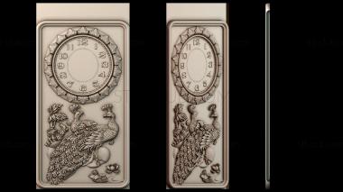 3D модель Настенные часы «Павлин» (STL)