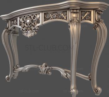 3D модель консоль на ЧПУ, 3d модель в stl, KN_0097 (STL)