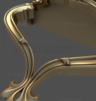 3D model 3d stl console table model, file for cnc machine tool (STL)