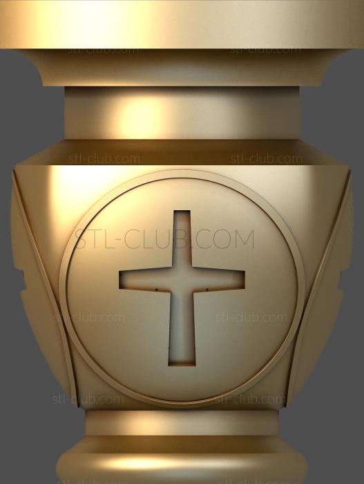 Декор церковный 3д модель церковного декора, stl файл для ЧПУ