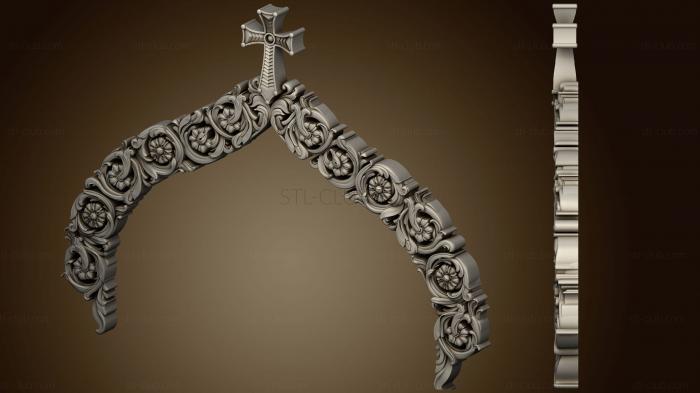 3D model Carved onlay for arch (STL)
