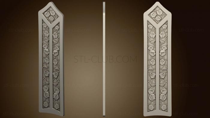 3D model Carved panel door (STL)