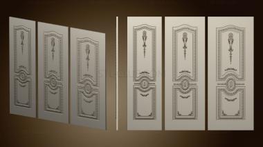 3D model Classical carved door (STL)