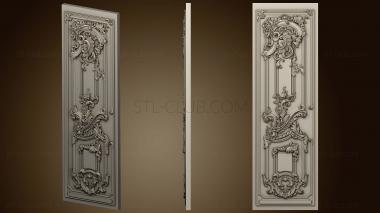 3D model Carved door baroque style (STL)