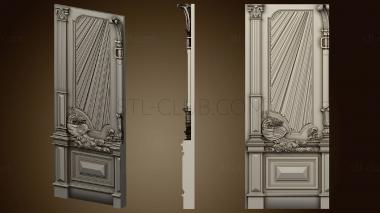 3D model Carved door wit Dragon (STL)