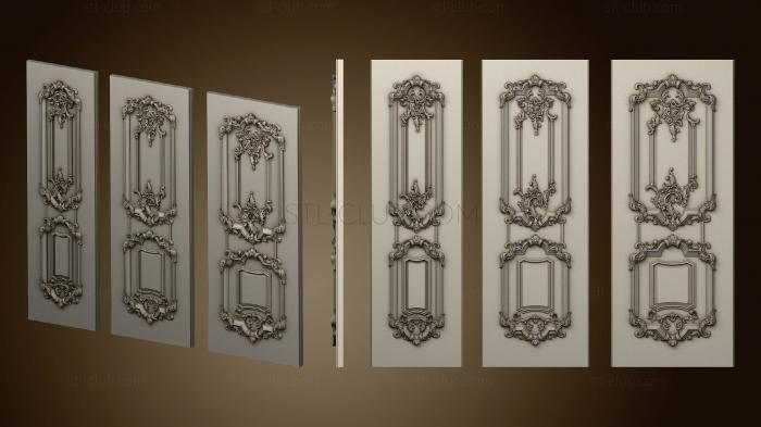 3D мадэль Двери резные разных размеров (STL)