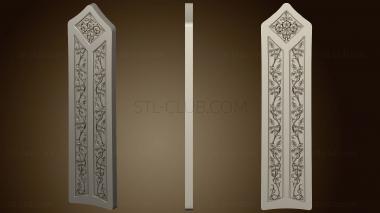 3D model Carved panel door3 (STL)