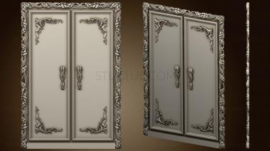 3D model Carved door framing (STL)