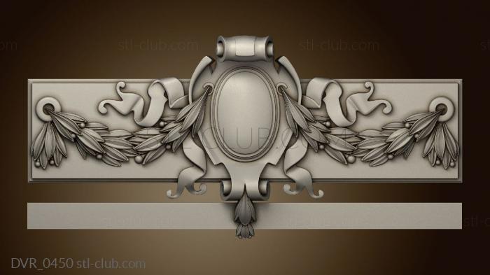 Decor cartouche with wreaths version2