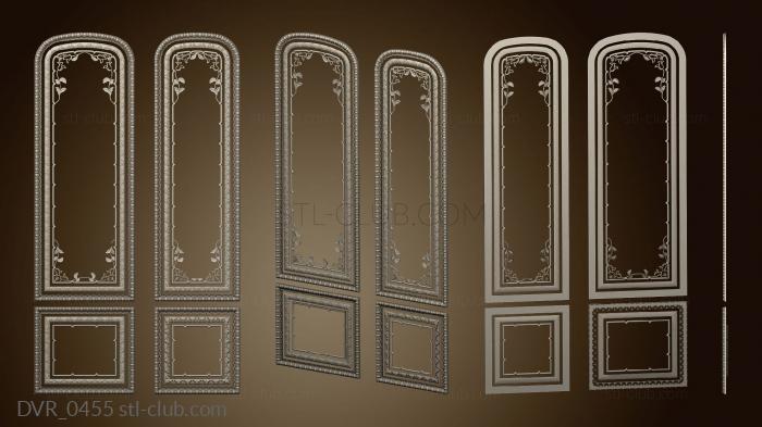 Panel door decor in two sizes