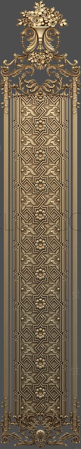 3D model 3d stl model of decorative door trim (STL)