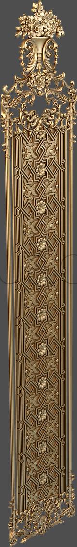 3D model 3d stl model of decorative door trim (STL)