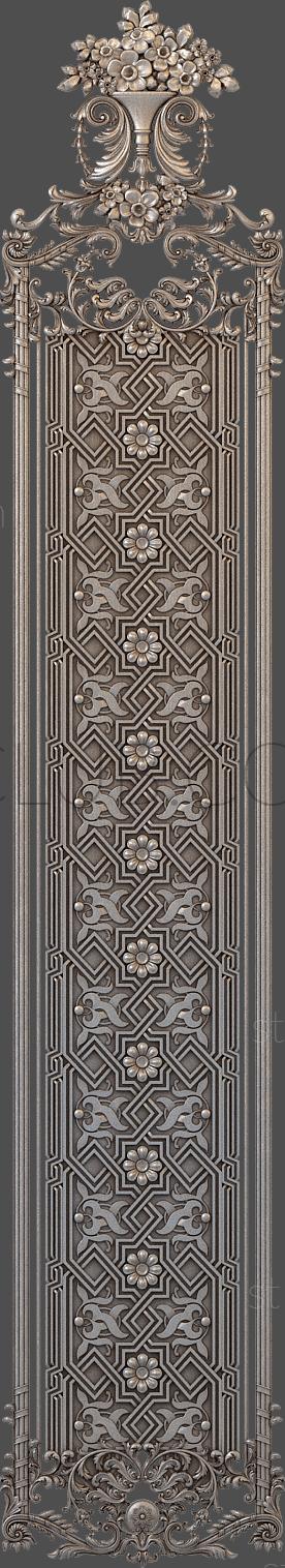 3D model 3d stl model of decorative door trim (STL)