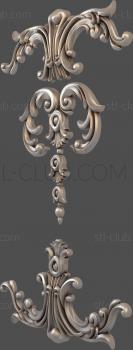 3D model 3d stl model of decorative door trim (STL)