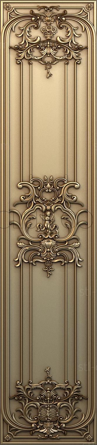 3d stl model of decorative door trim