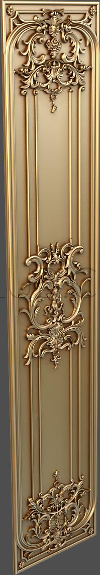 3D model 3d stl model of decorative door trim (STL)