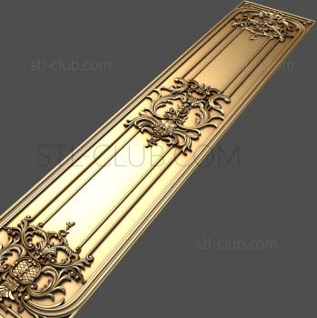 3D model 3d stl model of decorative door trim (STL)