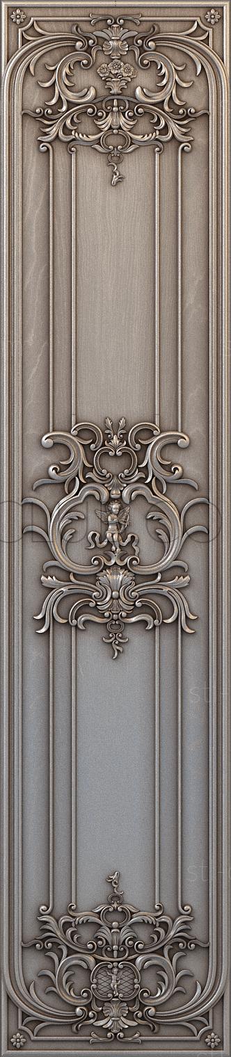 3D model 3d stl model of decorative door trim (STL)