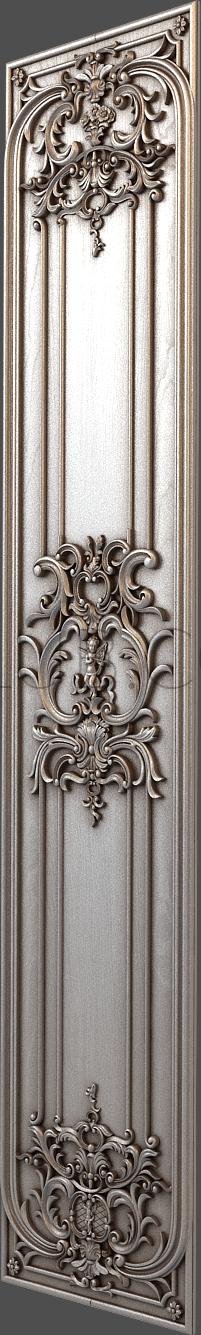 3D model 3d stl model of decorative door trim (STL)