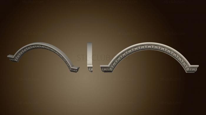 3D model Arch with an ornament (STL)