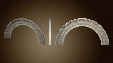 3D model Arch Byzantine ornament (STL)