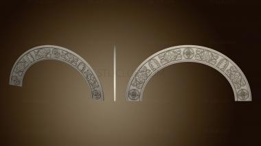 3D model Arch with an ornament (STL)