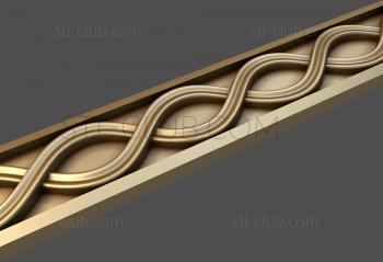 3D model Two waves (STL)