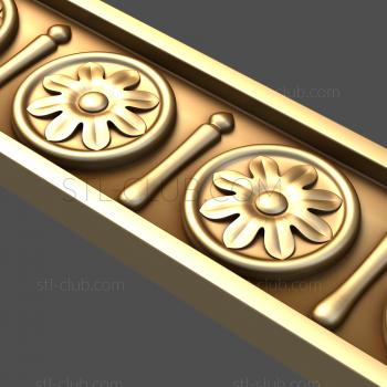 3D model Gingerbread shape flowers (STL)