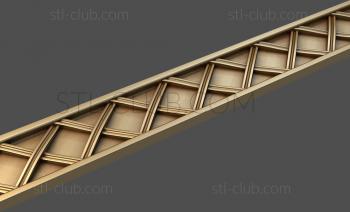 3D model The grid is paired (STL)