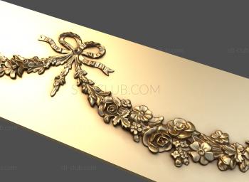 3D model Floral ribbons and bows (STL)