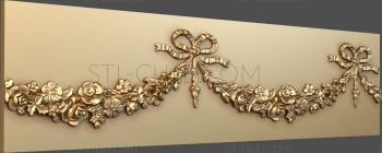 3D model Floral ribbons and bows (STL)