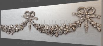 3D model Floral ribbons and bows (STL)