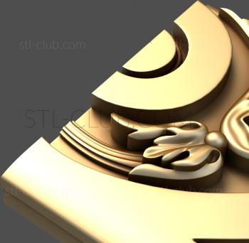 3D model Wave and flower (STL)