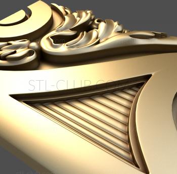 3D model Wave and flower (STL)