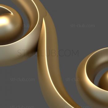 3D model Voluminous curl (STL)