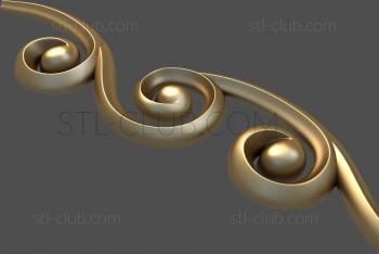 3D model Voluminous curl (STL)