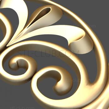 3D model Carved semicircle (STL)