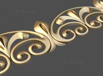 3D model Carved semicircle (STL)