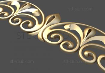 3D model Carved semicircle (STL)