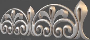 3D model Carved semicircle (STL)