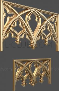 3D model Gothic arches (STL)