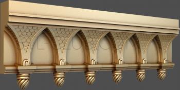 3D model Pointed arches (STL)