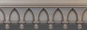 3D model Pointed arches (STL)